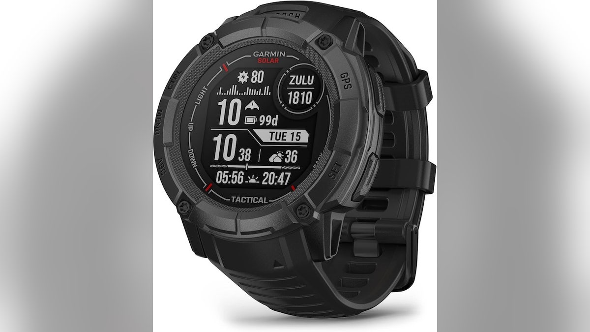 Powered by the sun, this watch offers fitness and health tracking.