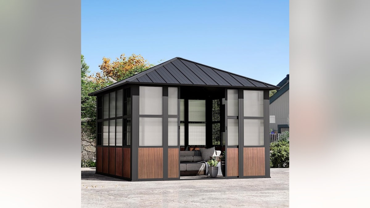 A hardtop gazebo is great for warmer climates. 