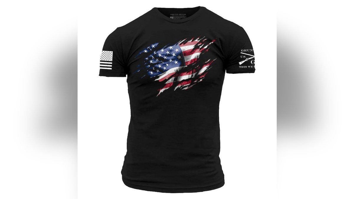 Look sharp showing off your red, white and blue.