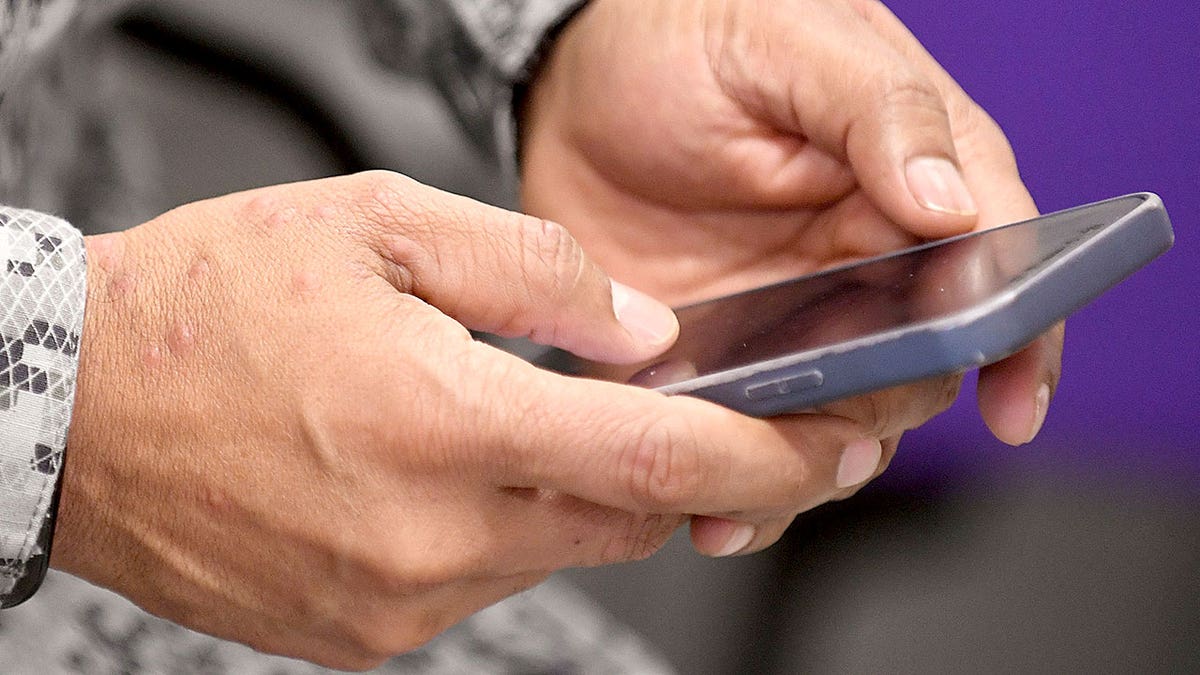 Man holding phone