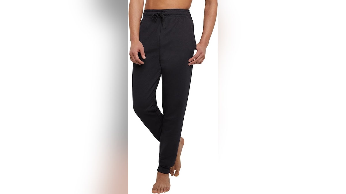 Swap heavy winter pants for these lightweight joggers.