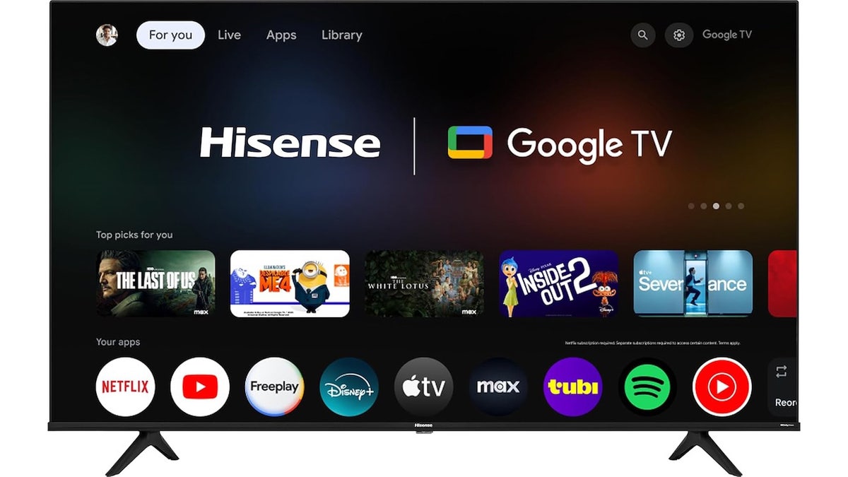 Upgrade to a 65-inch TV with 4K.