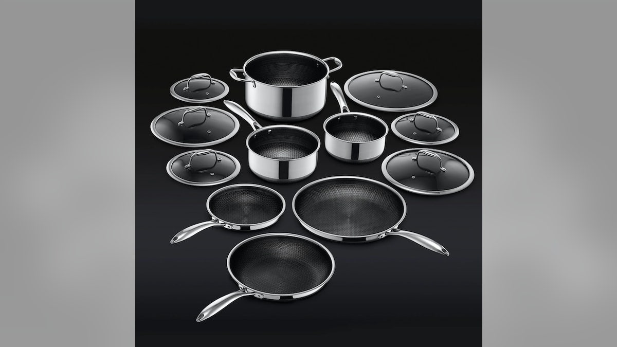These pans, pots and lids are all oven-safe.