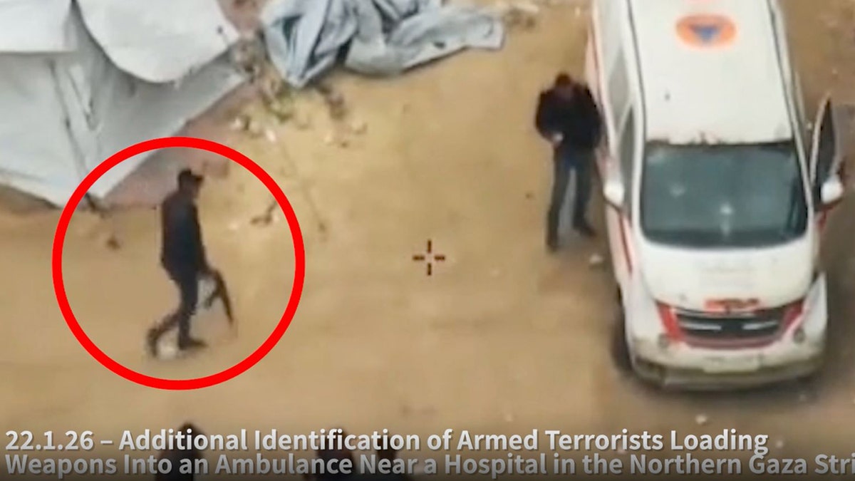 Hamás utiliza una ambulancia
