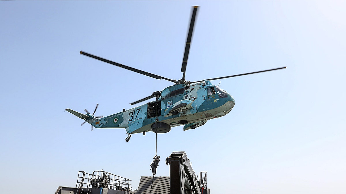 Strait of Hormuz drills.