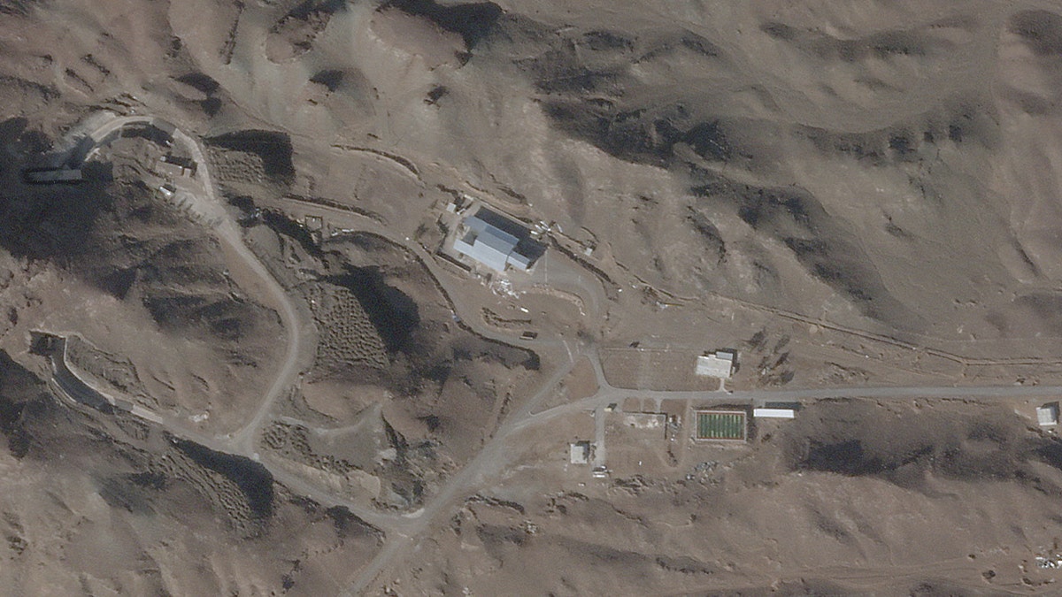 Satellite image showing Iran's Isfahan nuclear complex.