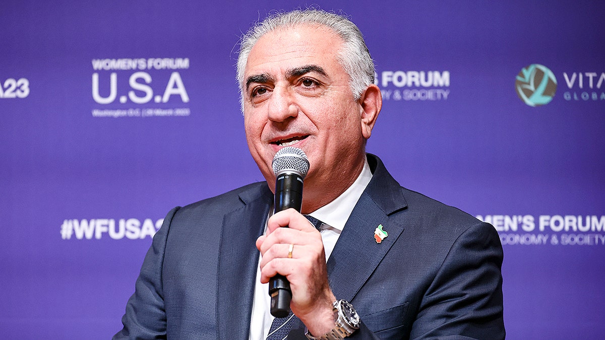 Exiled Iranian Crown Prince Reza Pahlavi