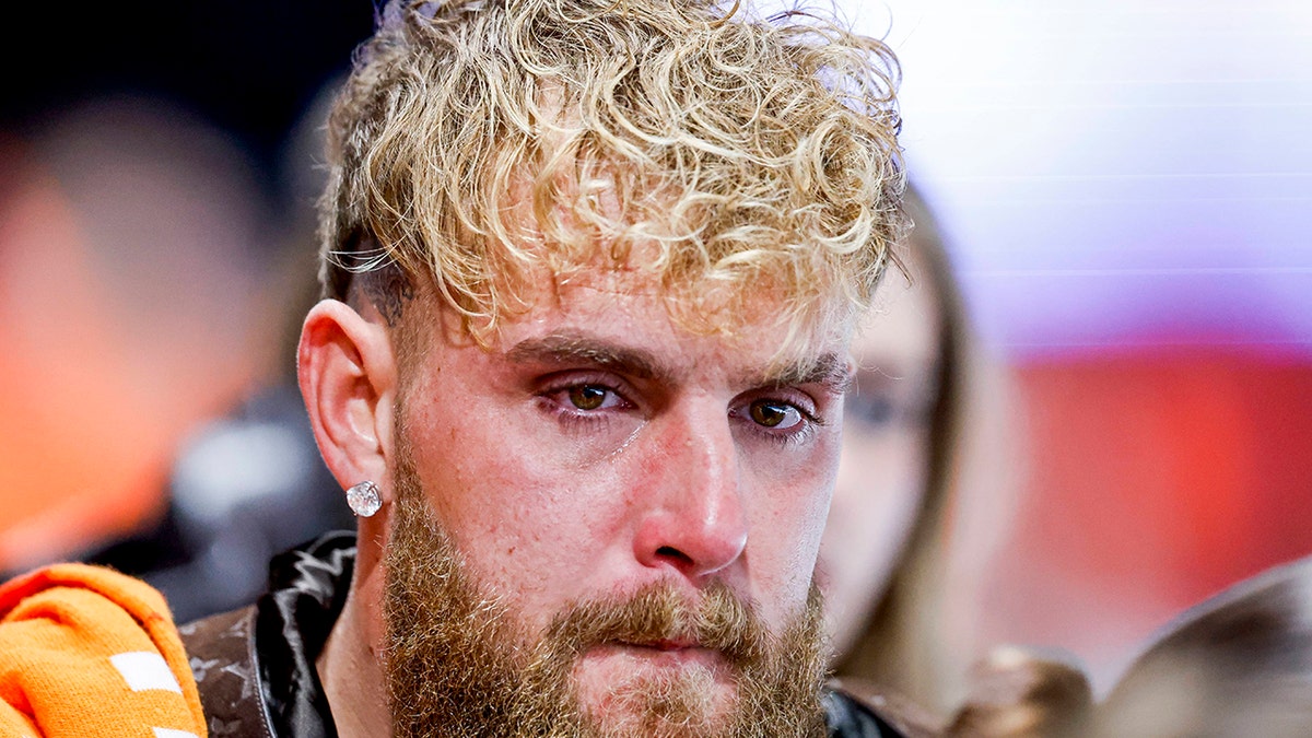 Jake Paul cries at Olympics