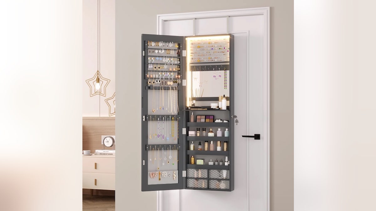 Store jewelry and makeup in one place.