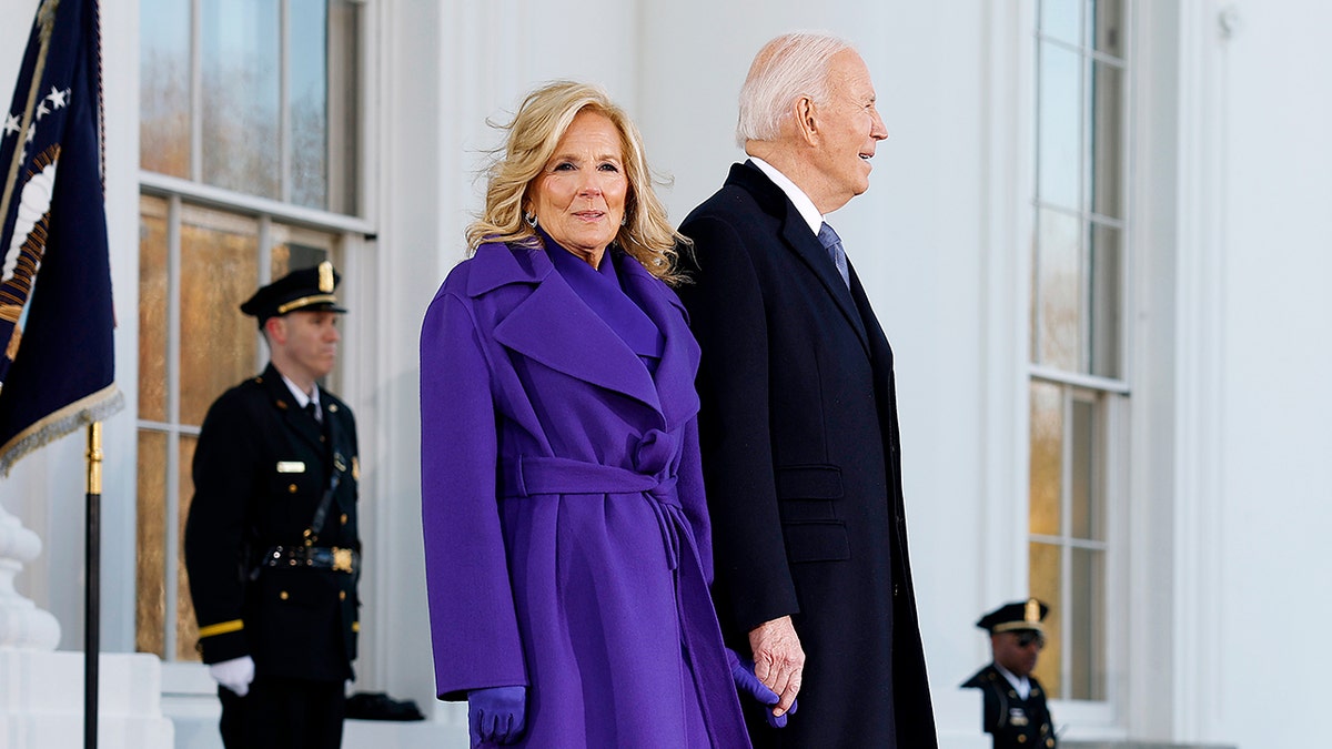 First lady Jill Biden and President Joe Biden