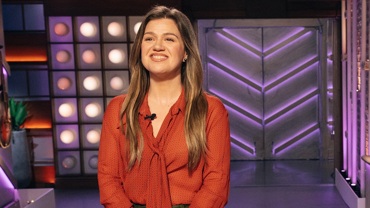 Kelly Clarkson in a screengrab from season 7 of her show in October 2025.
