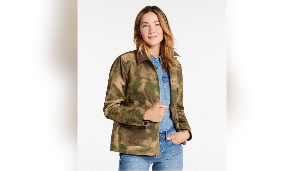 Protect yourself from the cold with a classic field coat.