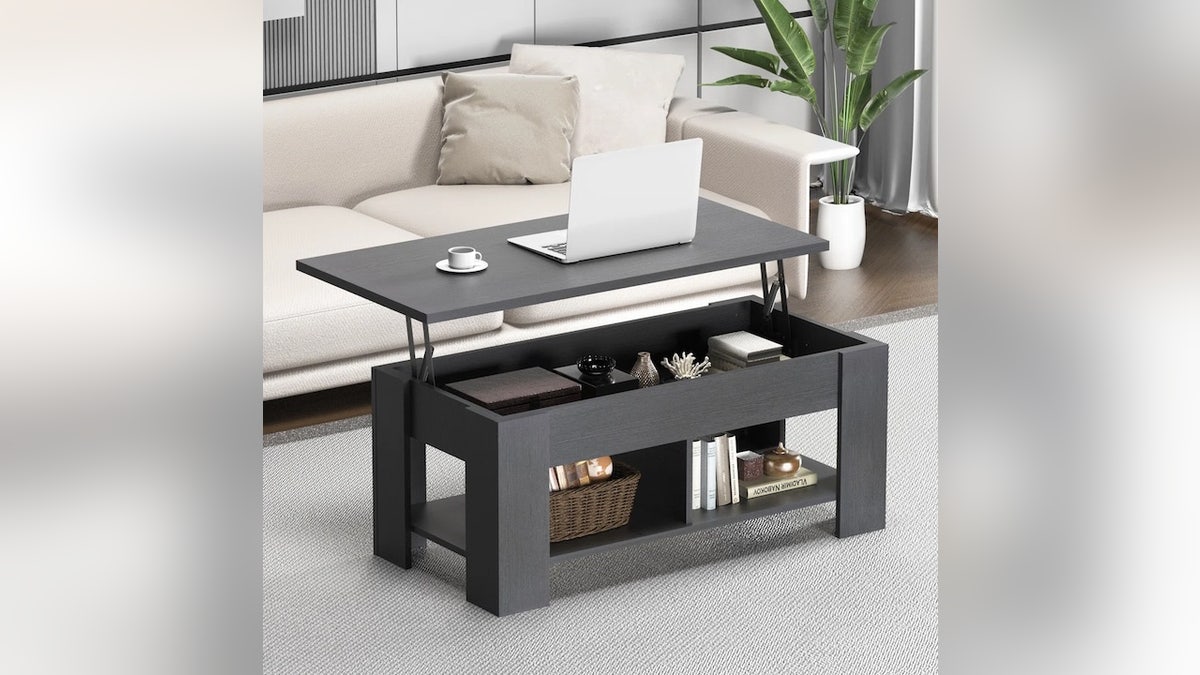 Eat dinner or work comfortably at your coffee table.