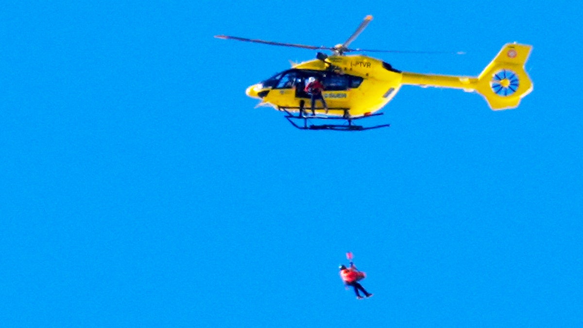 Lindsey Vonn is carried away