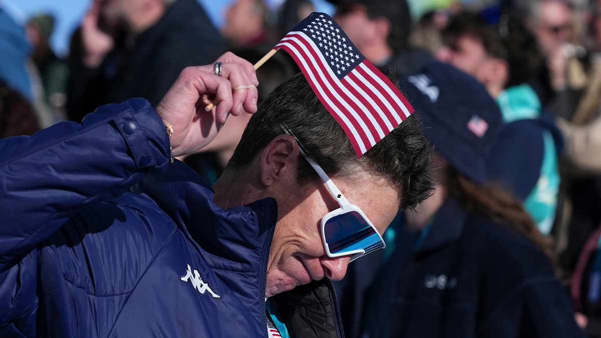 An American fan in disbelief