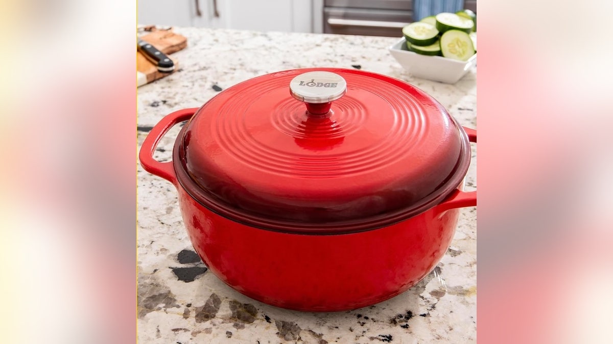 Lodge makes this durable cookware in fun colors.