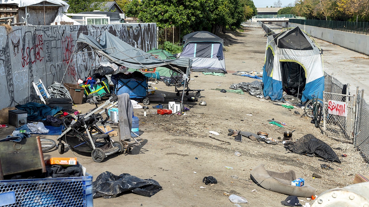 Homeless encampment
