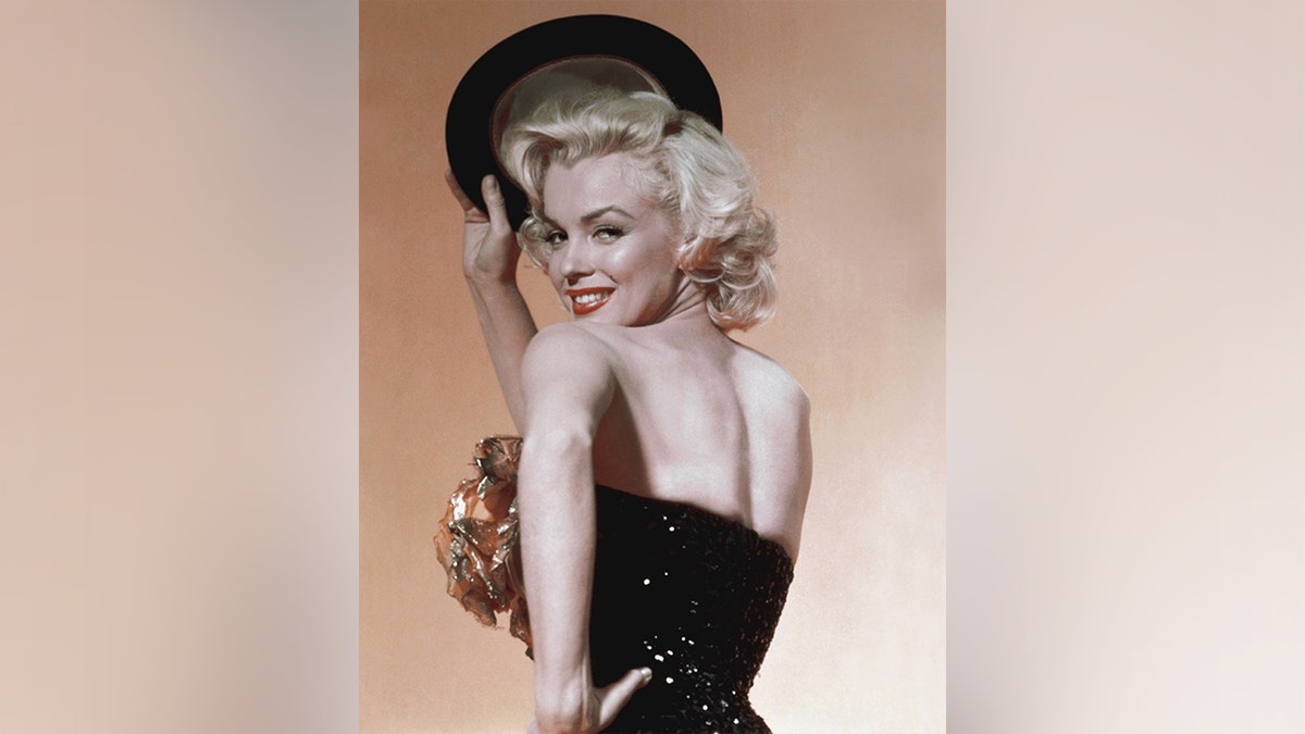 Marilyn Monroe in a promotional photo in 1952 for "Gentleman Prefer Blondes."
