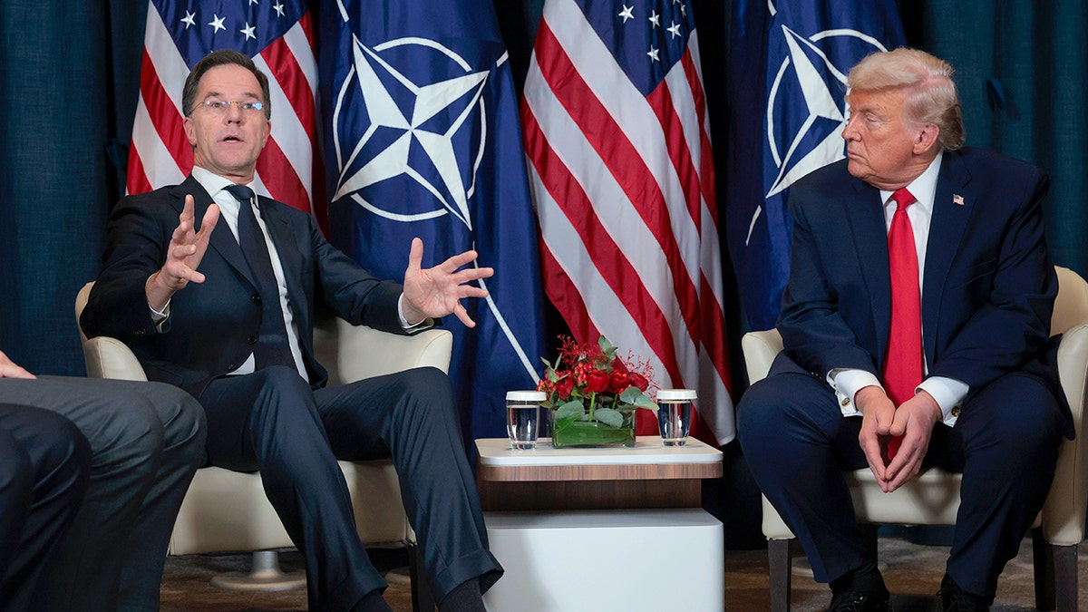 NATO Secretary General Mark Rutte and U.S. President Donald Trump