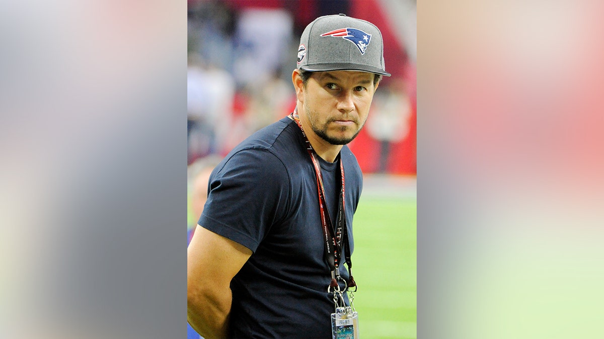 Mark Wahlberg at Super Bowl 51 in Houston, Texas in February 2017.