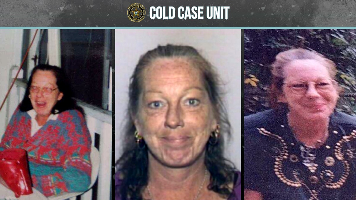 three photos of Mary Lou Combs