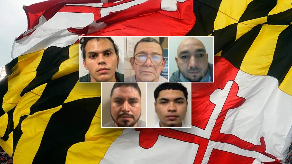 Estrangeiro ilegal criminoso preso pelo ICE em Maryland