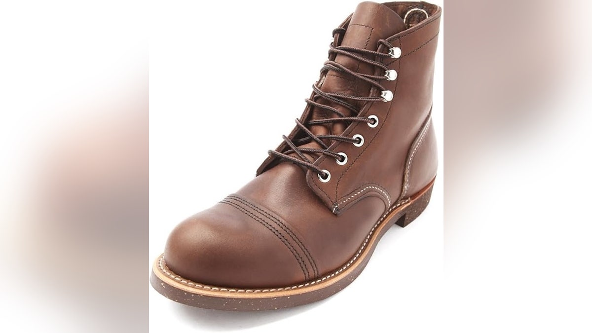 Tough and stylish, these boots are made from durable leather.