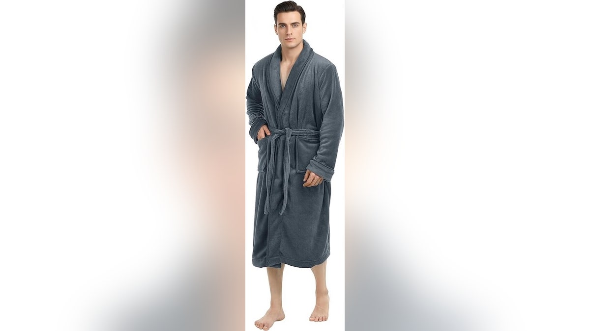A plush fleece robe is a must-have.