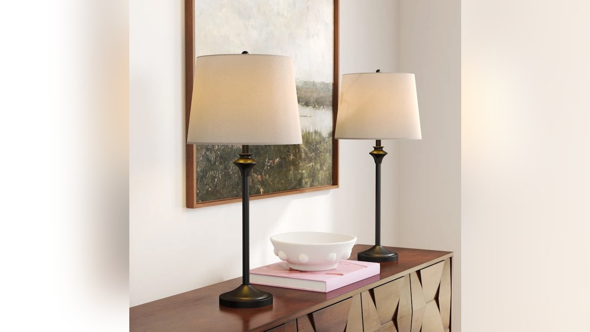 These rustic lamps warm up any room.