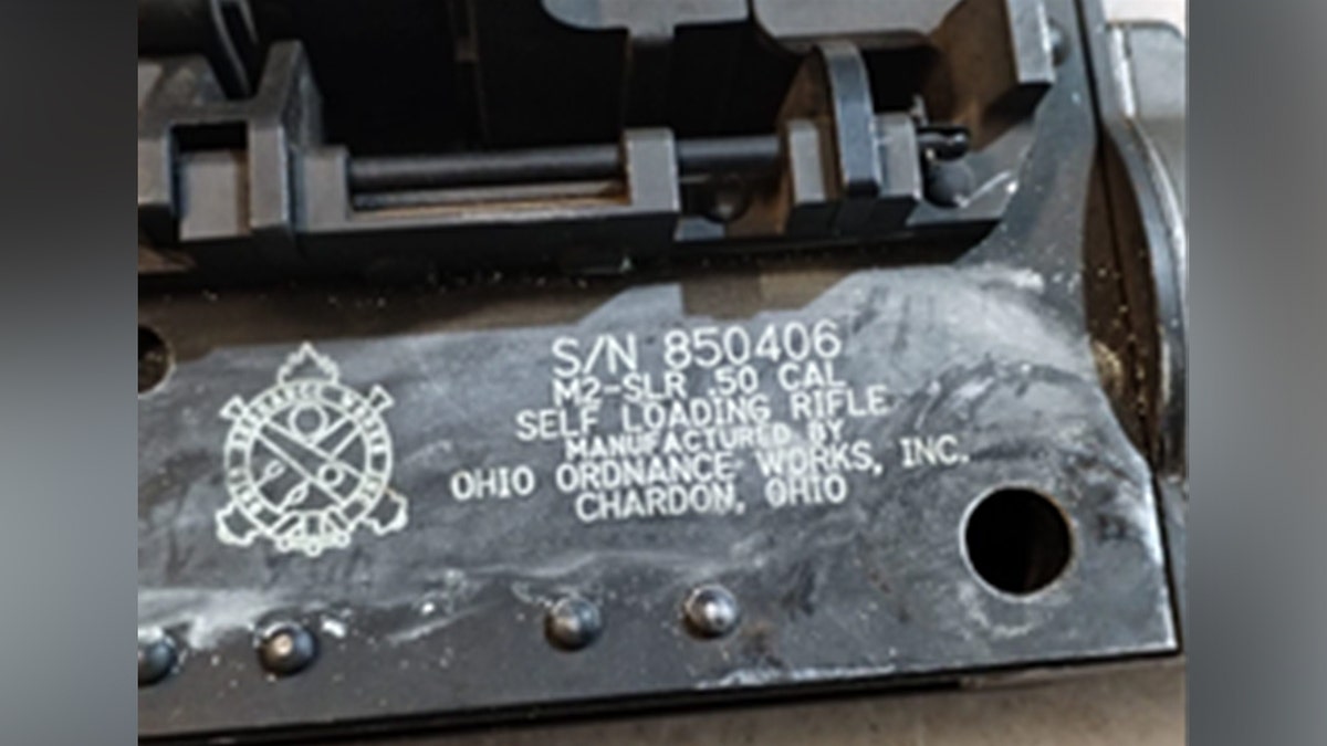 Evidence photos of guns seized by federal officials