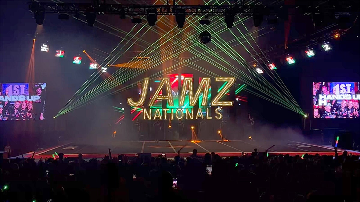 JAMZ Nationals cheer for the competition stage in Las Vegas