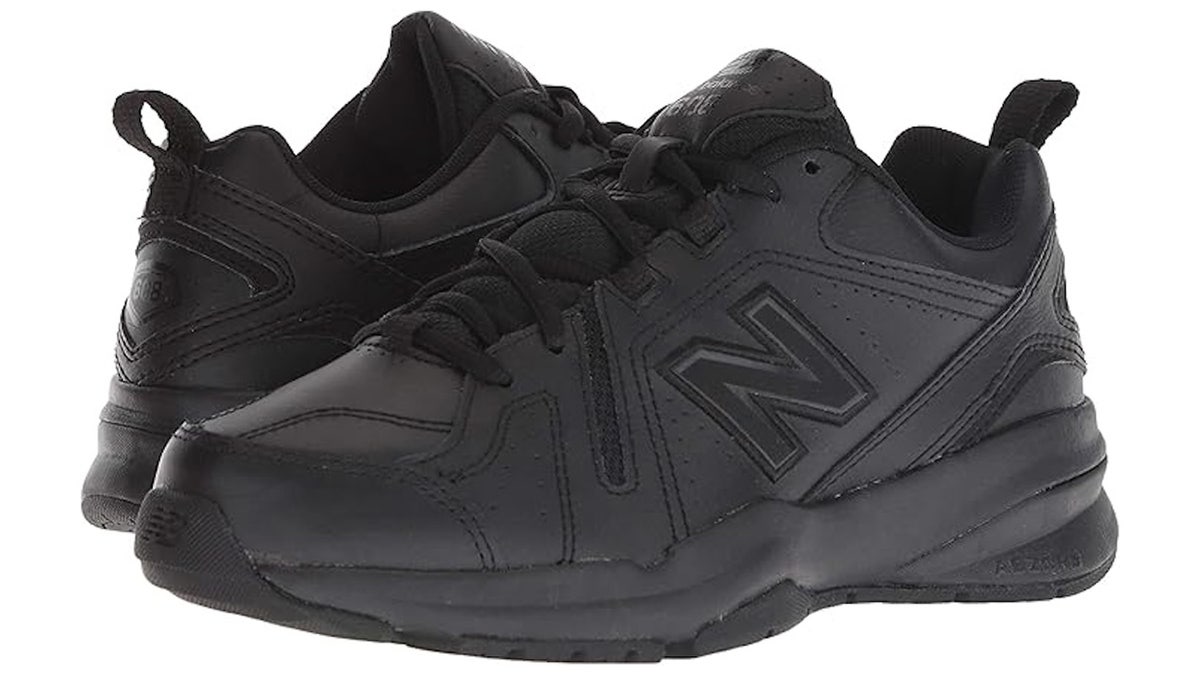 Cushioned leather sneakers built for all-day comfort.