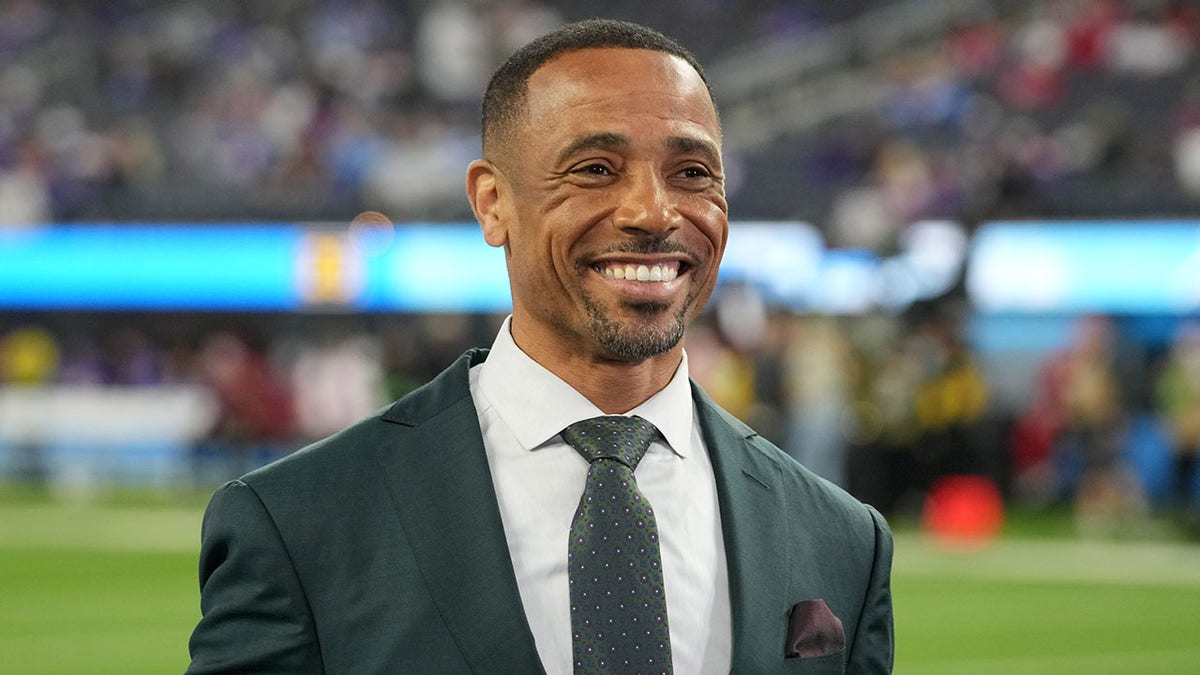 Rodney Harrison smiles