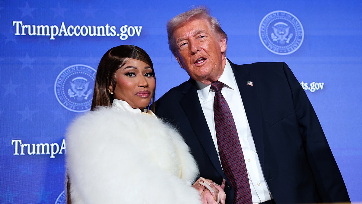 Nicki Minaj with Donald Trump