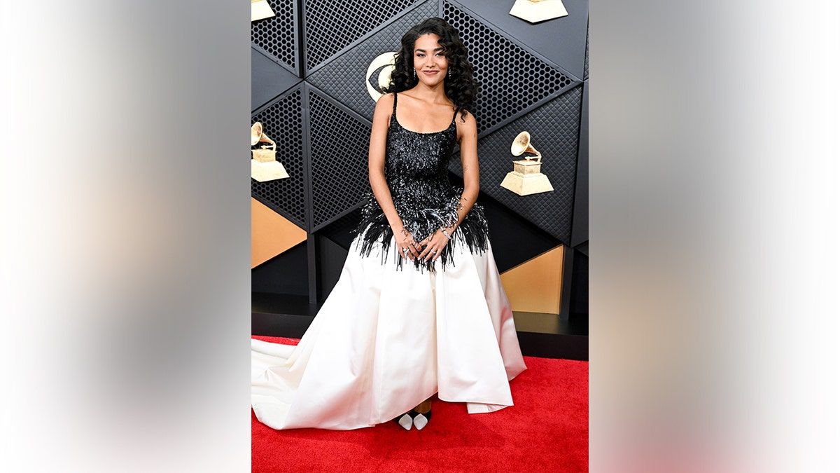 Olivia Dean on the red carpet