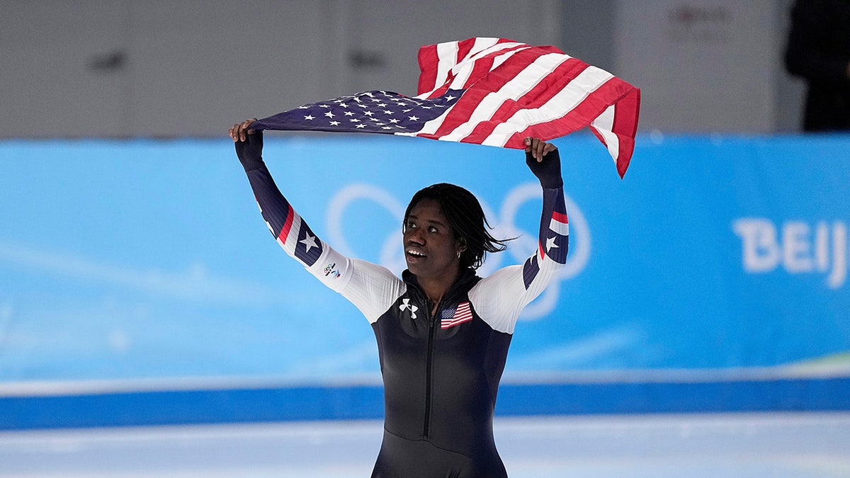 Erin Jackson at the 2022 Olympics