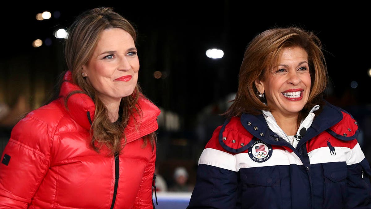 Savannah Guthrie and Hoda Kotb at the Olympics