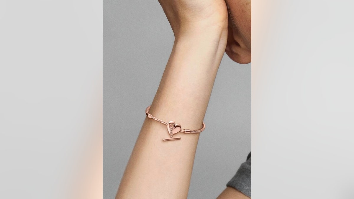 Pandora bracelets hold over a dozen charms.