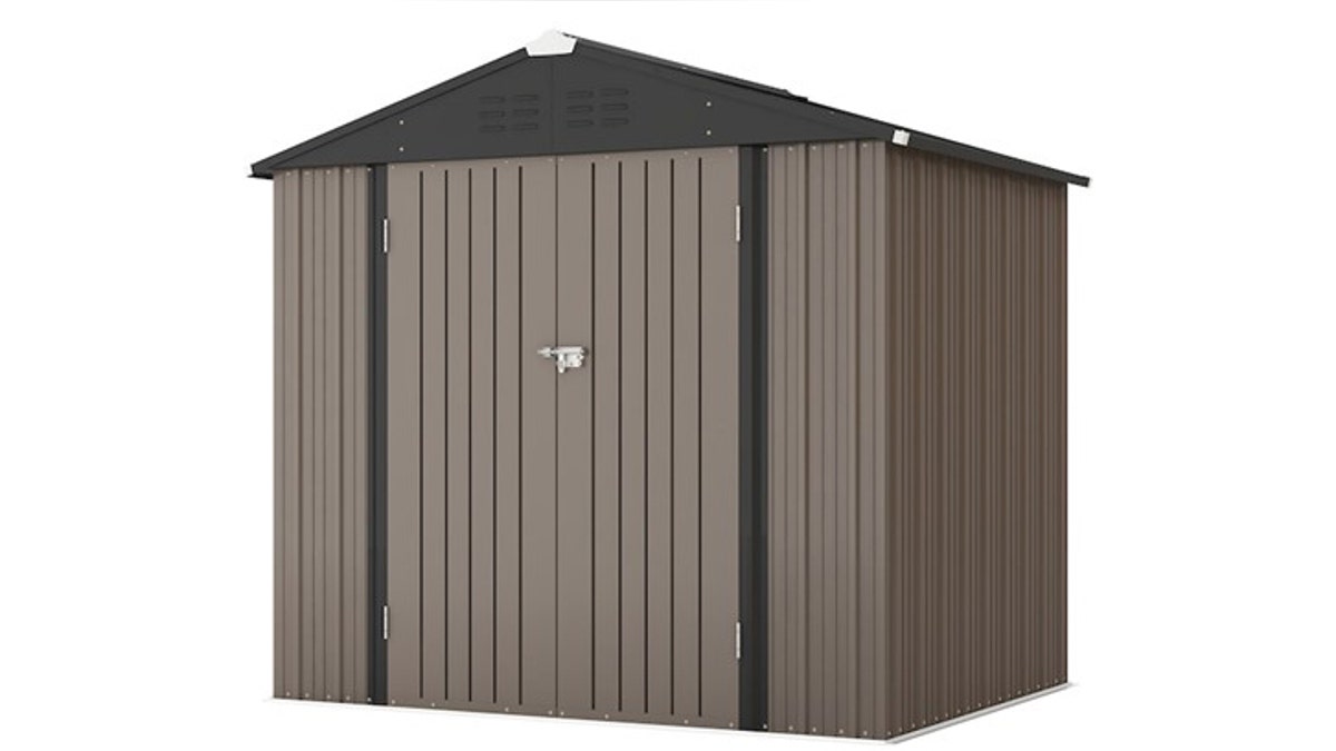 A metal shed is easy to maintain and put together.