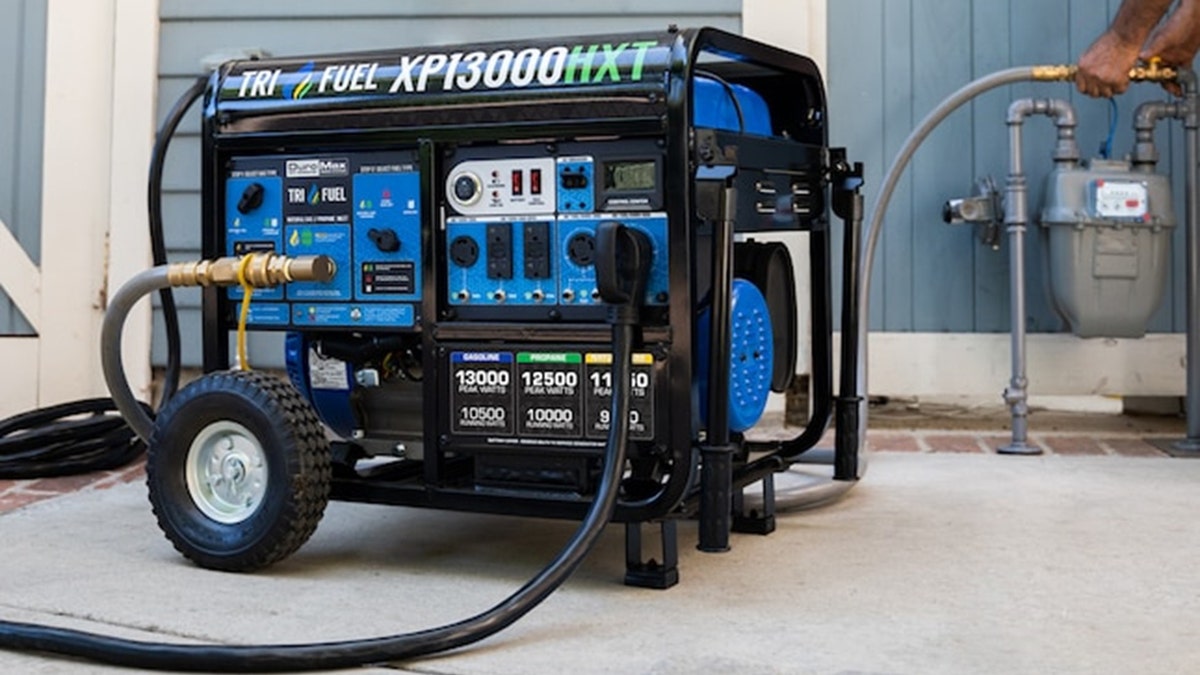 With 13,000 watts, this generator powers your entire house. 