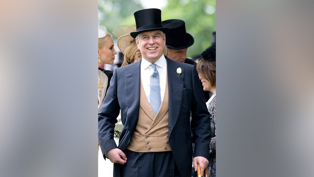 Prince Andrew at Royal Ascot in 2016.