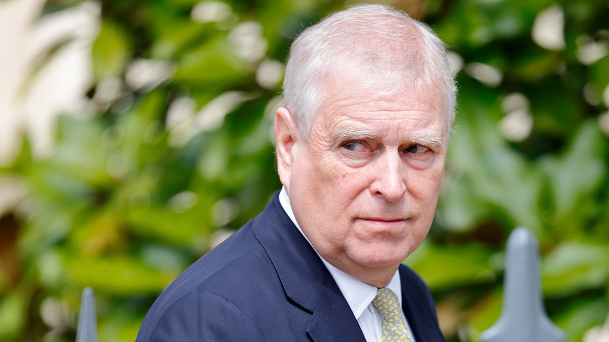 Prince Andrew in April 2025