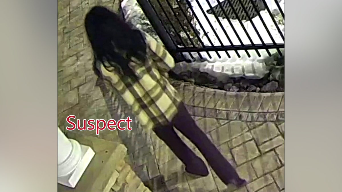 an individual walking outside near assisted living facility