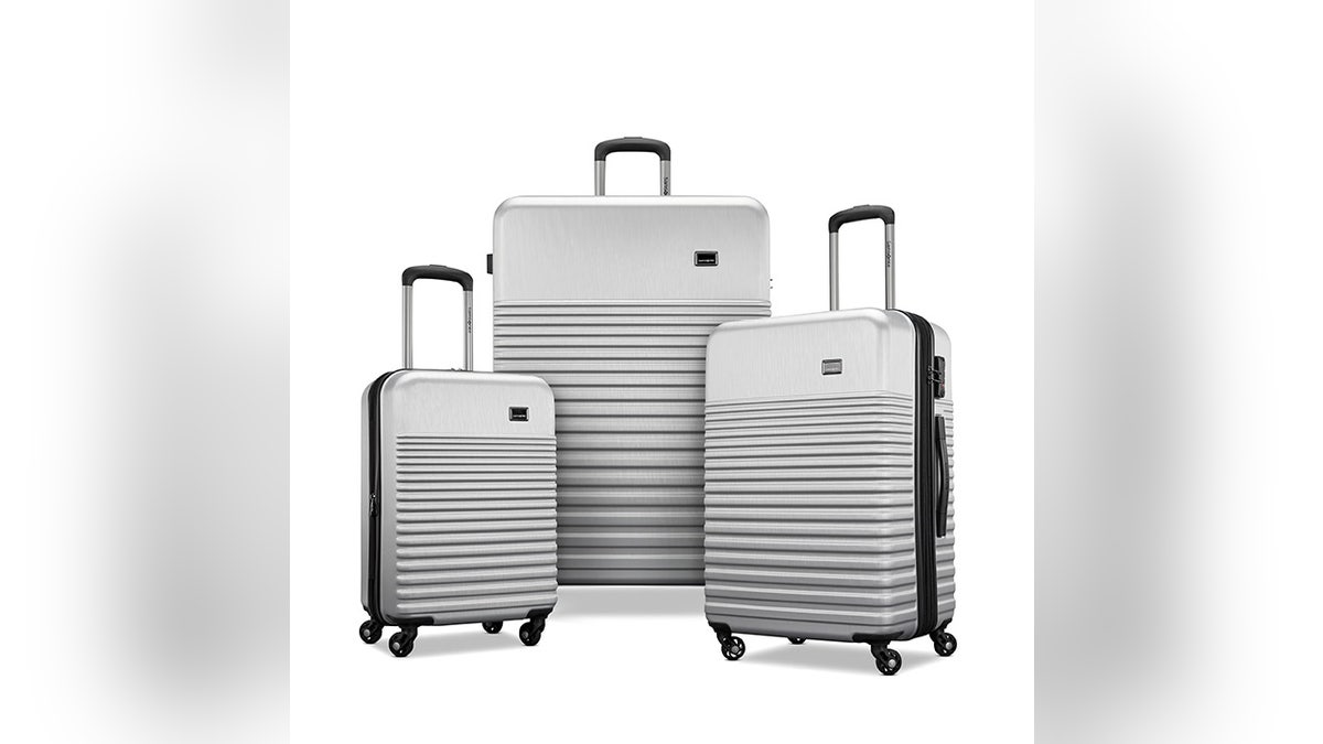 This versatile luggage set comes with a carry-on and two checked bags.