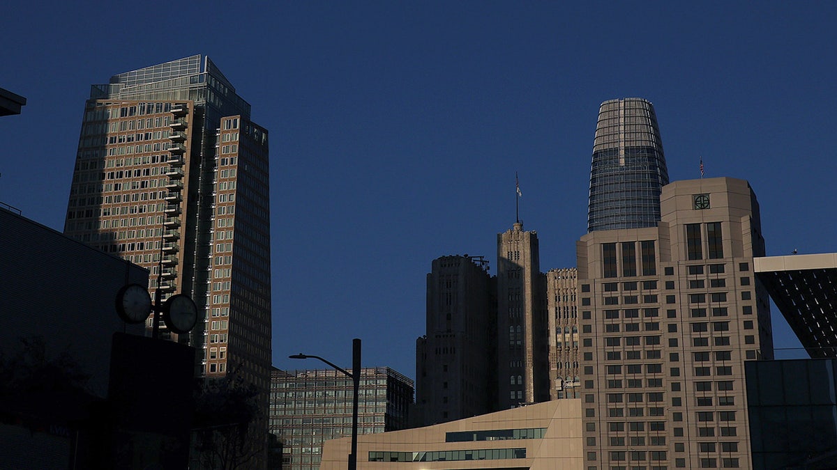 Widok na panoramę San Francisco