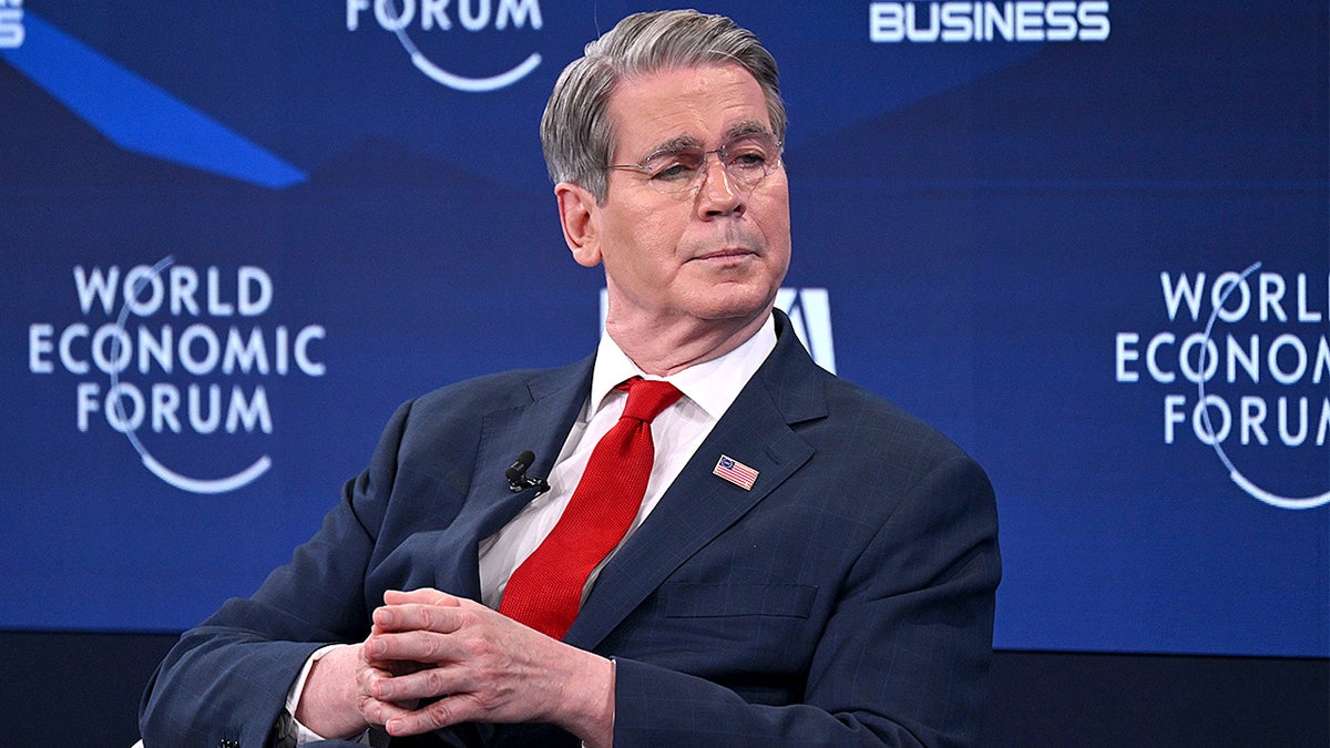 Scott Bessent speaks at an international conference.