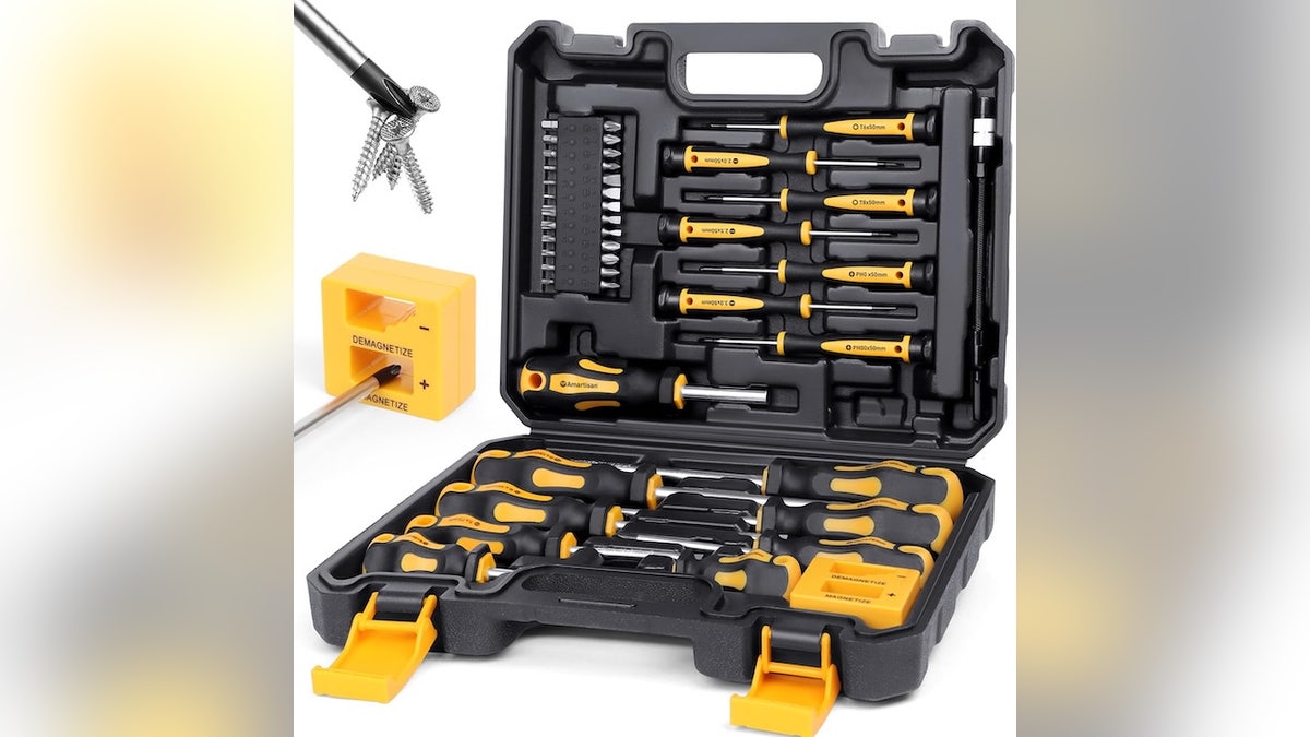 Cover your bases with a set of flat head and Phillips head screwdrivers.