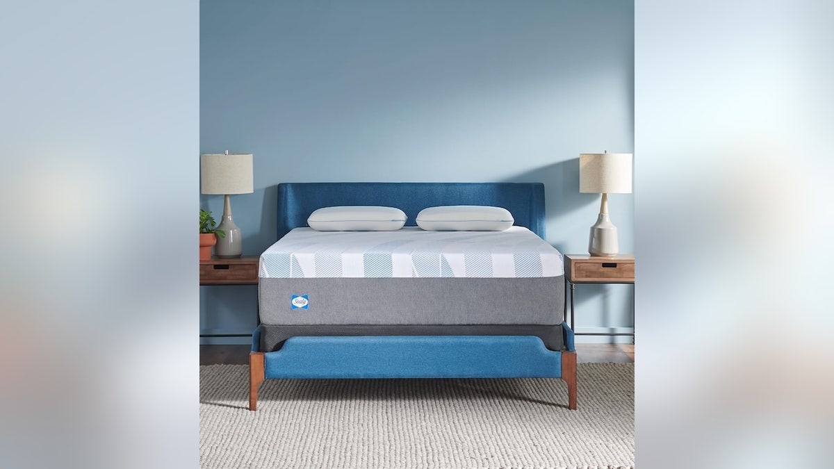 Layers of memory foam and coils add extra support.