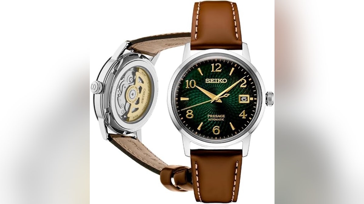 Inspired by bright cocktails, this fashionable watch has a fun vibe.