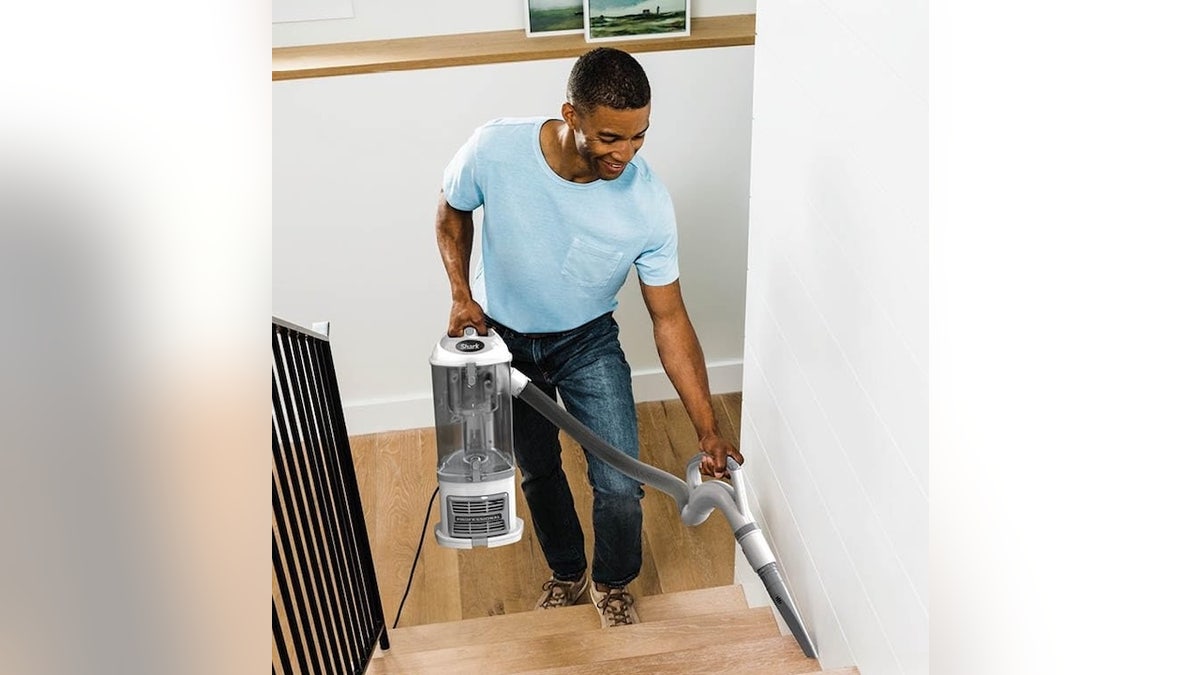 Use this vacuum two ways for manageable cleaning.